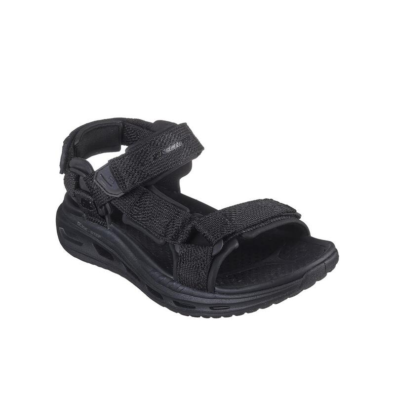 Sandalias Deportivas Hombre Skechers 210547_BBK Negras con Cierre Adherente