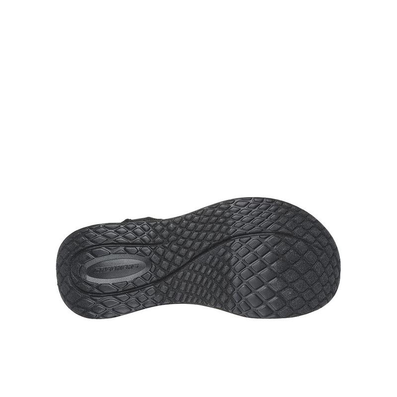 Sandalias Deportivas Hombre Skechers 210547_BBK Negras con Cierre Adherente