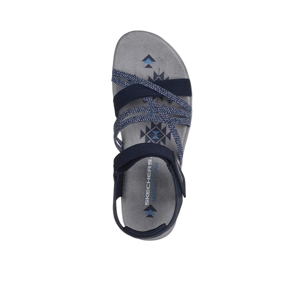 SANDALE FEMME Skechers Reggae Slim  Meadow Grazer BLEU 4/5