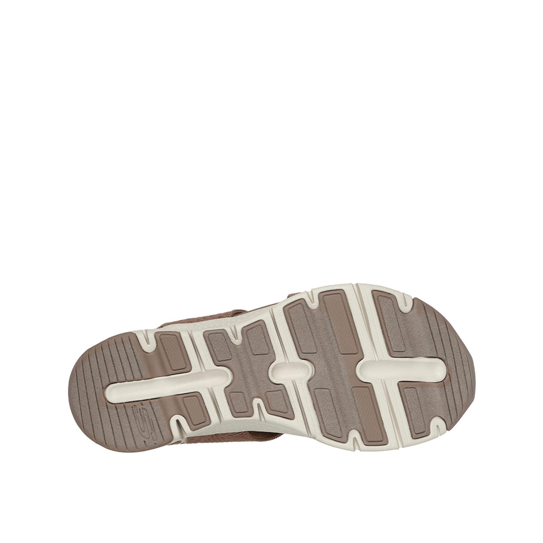 SANDALE FEMME Skechers Arch Fit Sandal En doux tissu MARRON 4/5