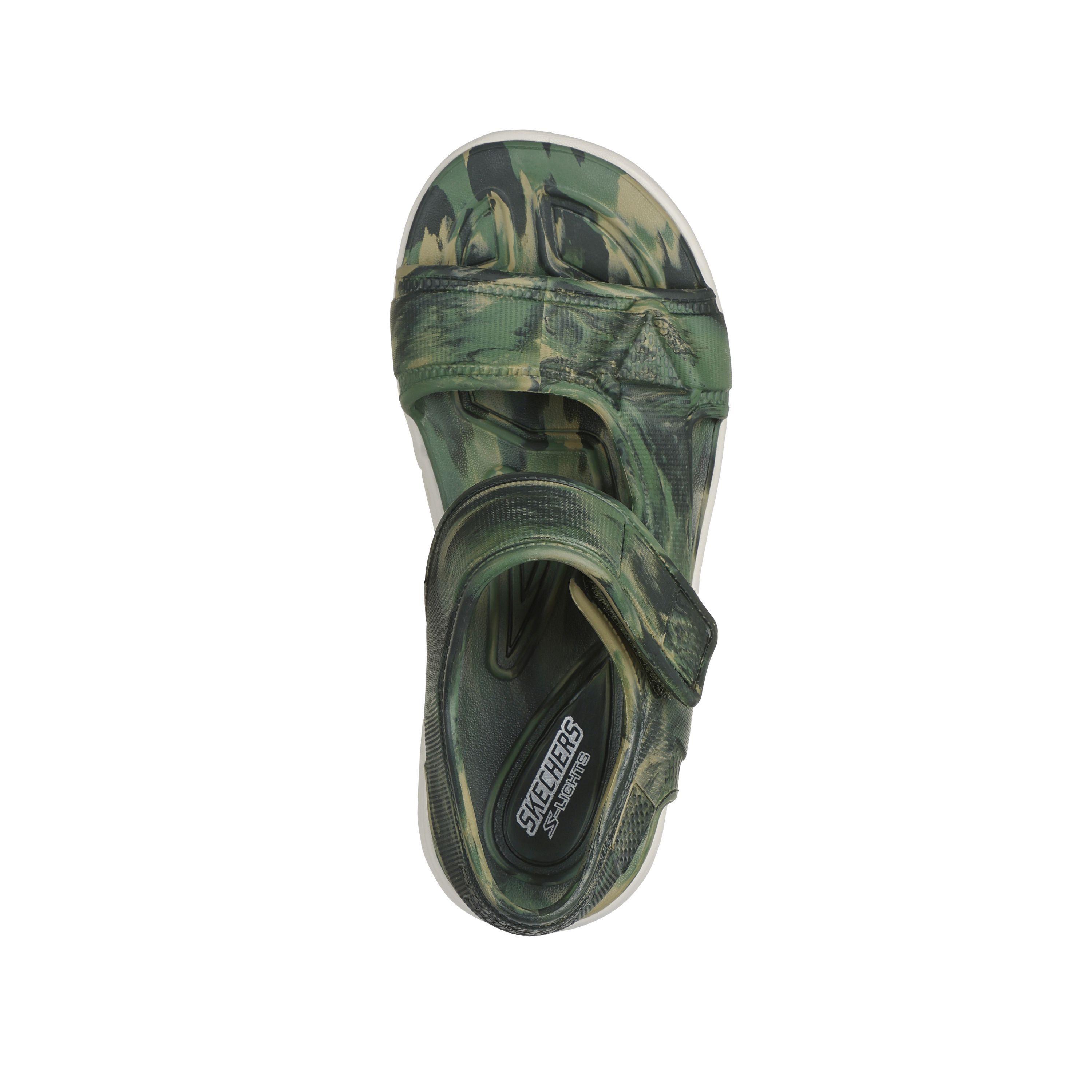 Sandálias de Camuflado Hipno-Splash da Skechers Kid 3/4