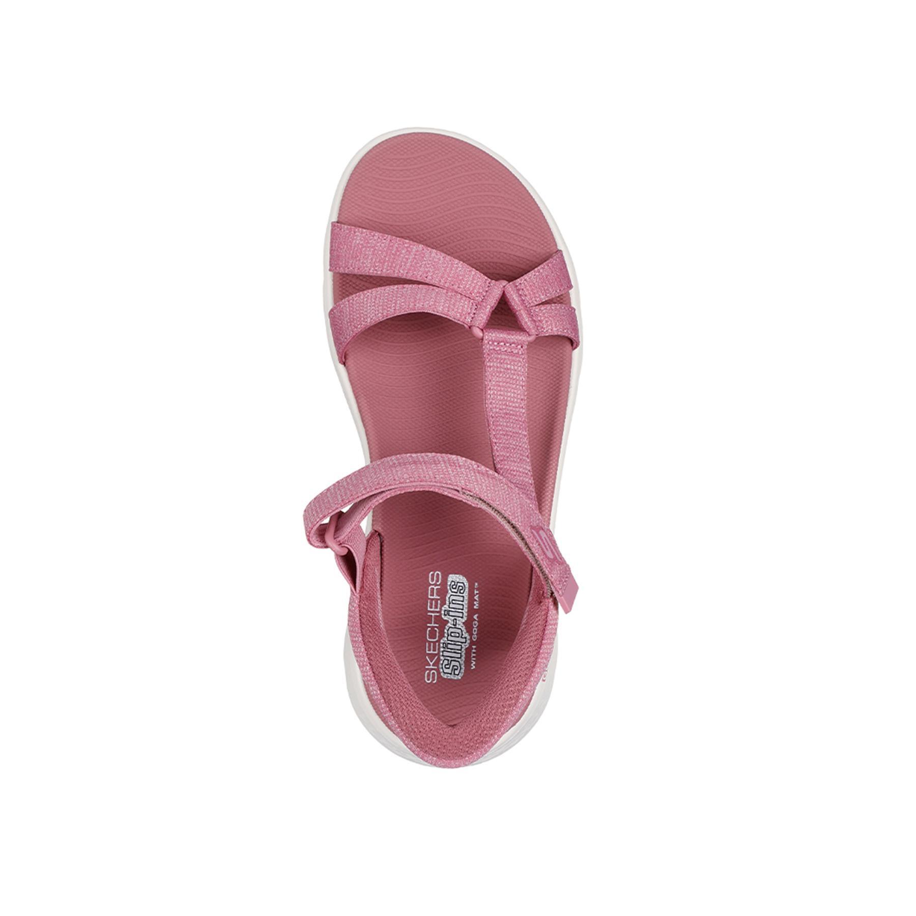 SANDALE FEMME Skechers Slip-ins Go Walk Flex Sandal - Illumin VIOLET 4/5