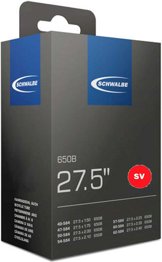 Chambre à air valve Presta Schwalbe 27.5x1.50-2.40 40 mm 2/7