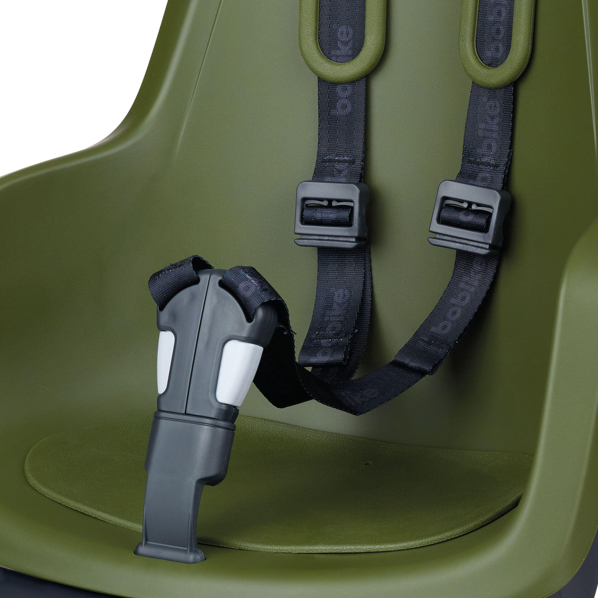 Bobike One Maxi fotelik tylny montowany do ramy - Olive Green 2/4