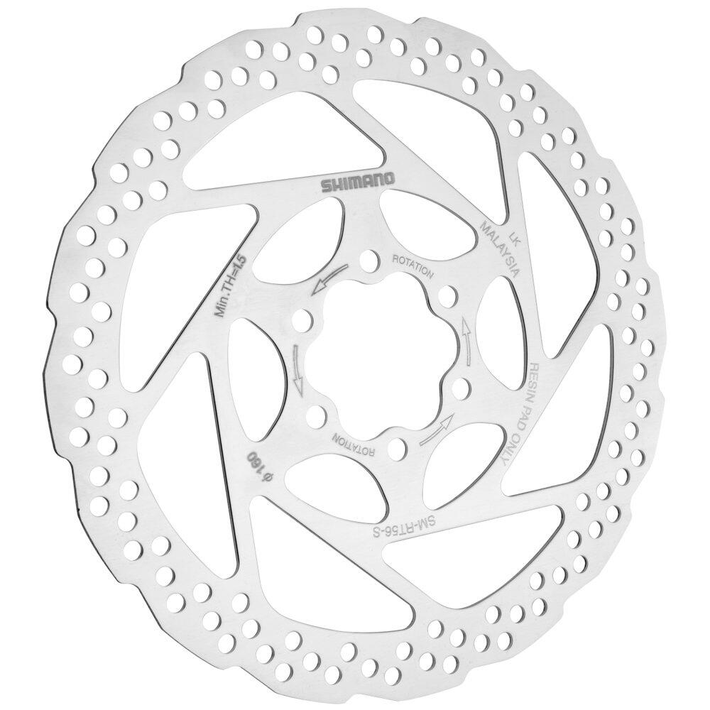 Shimano SM-RT56 disco de freio prata 160 mm 2/2
