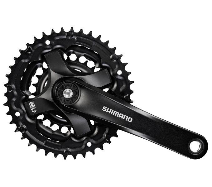Shimano Tourney FC-TY501 Jeu de manivelles 42-34-24 175 mm noir 2/2
