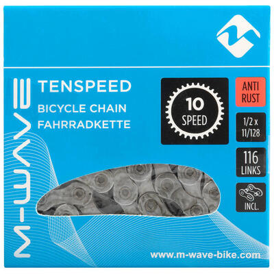 M-wave kmc 10-speed fietsketting 11 128 116 schakels in box