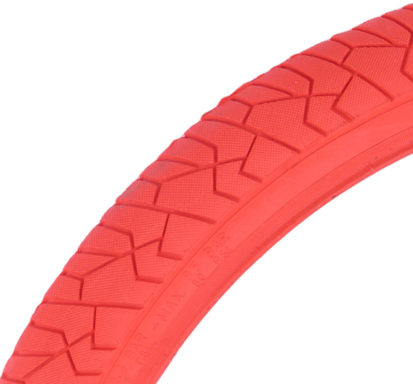 Pneu de charcuterie 20 x 195 54-406 rouge 2/2