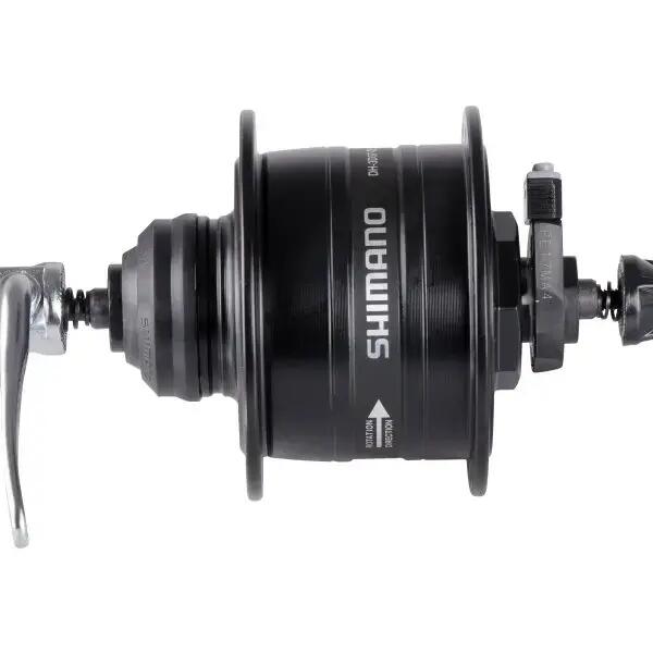 Shimano HD-3D37 Dynamo Hub - 3 Watt - 36 Holes - Center-Lock - Black