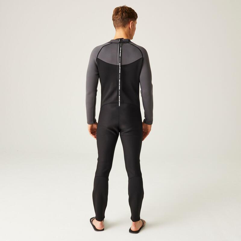 REGATTA Regatta Zwemkledij Full Wetsuit HEREN Black/Dark Grey/White