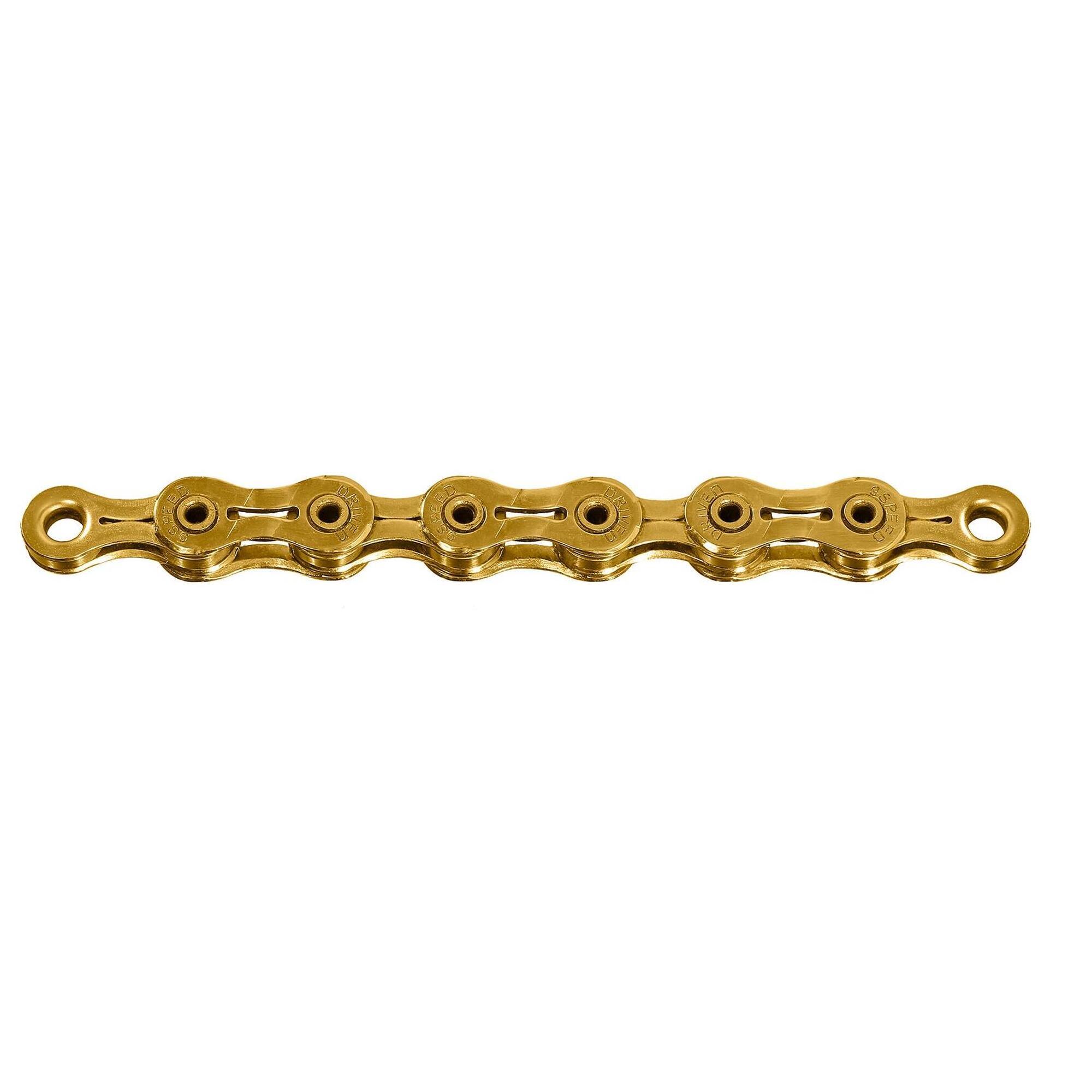 Łańcuch Rowerowy 9 Biegów Cnm9Z - 116 Ogniw - Ti-Nitride Gold