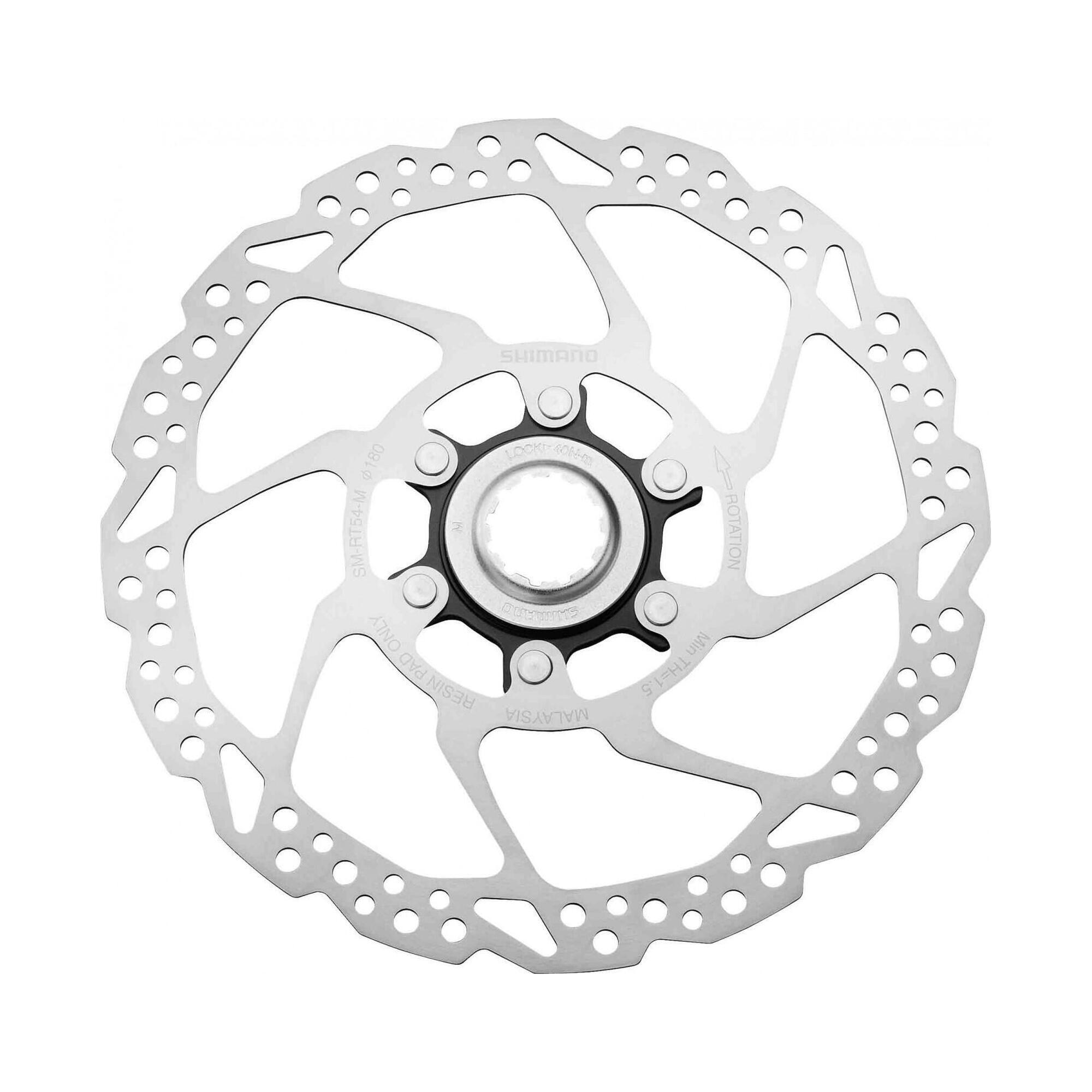 Shimano RT54 Stainless steel brake disc 180mm Centerlock mounting