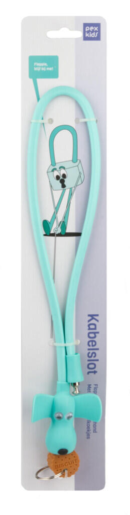 Candado de Cable Pexkids Flappie - Seguro y Colorido para Niños 2/3