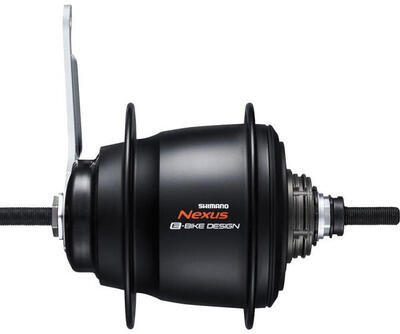 Shimano nexus 5 versnellingsnaaf met terugtraprem - zwart - 36 gaats