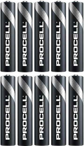 Procell AAA MN2400 1.5V LR03 constant P / 10 2/3