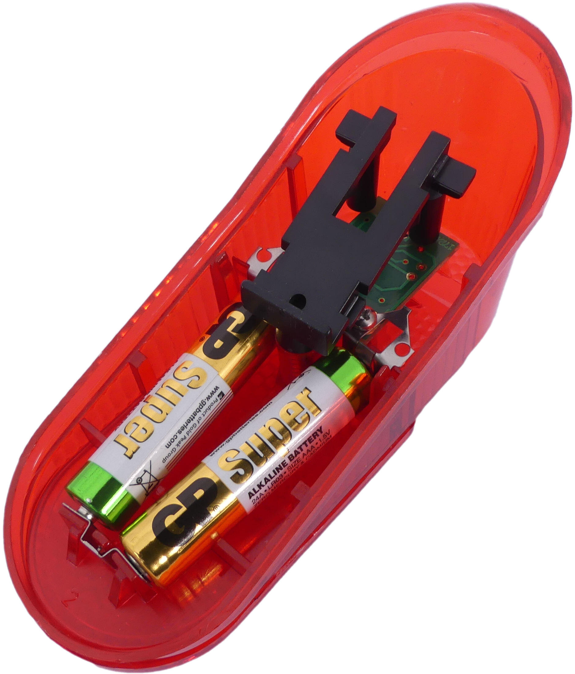 Gazelle Fanale Posteriore XB LED Rosso a Batteria (AAA). 3/4