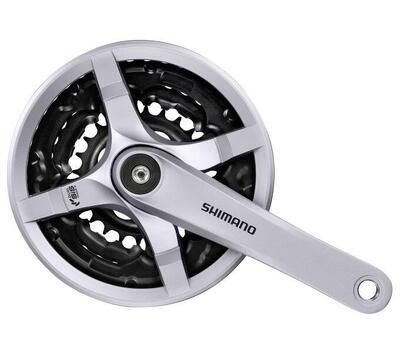Shimano fc-ty501 crankset voor 6 7 8-speed fietsen