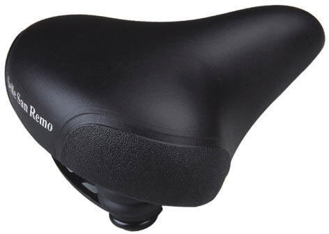 SELLE SAN REMO Sella Selle San Remo Marwi Citybike Unisex - Nera, Vinile, Schiuma HR.