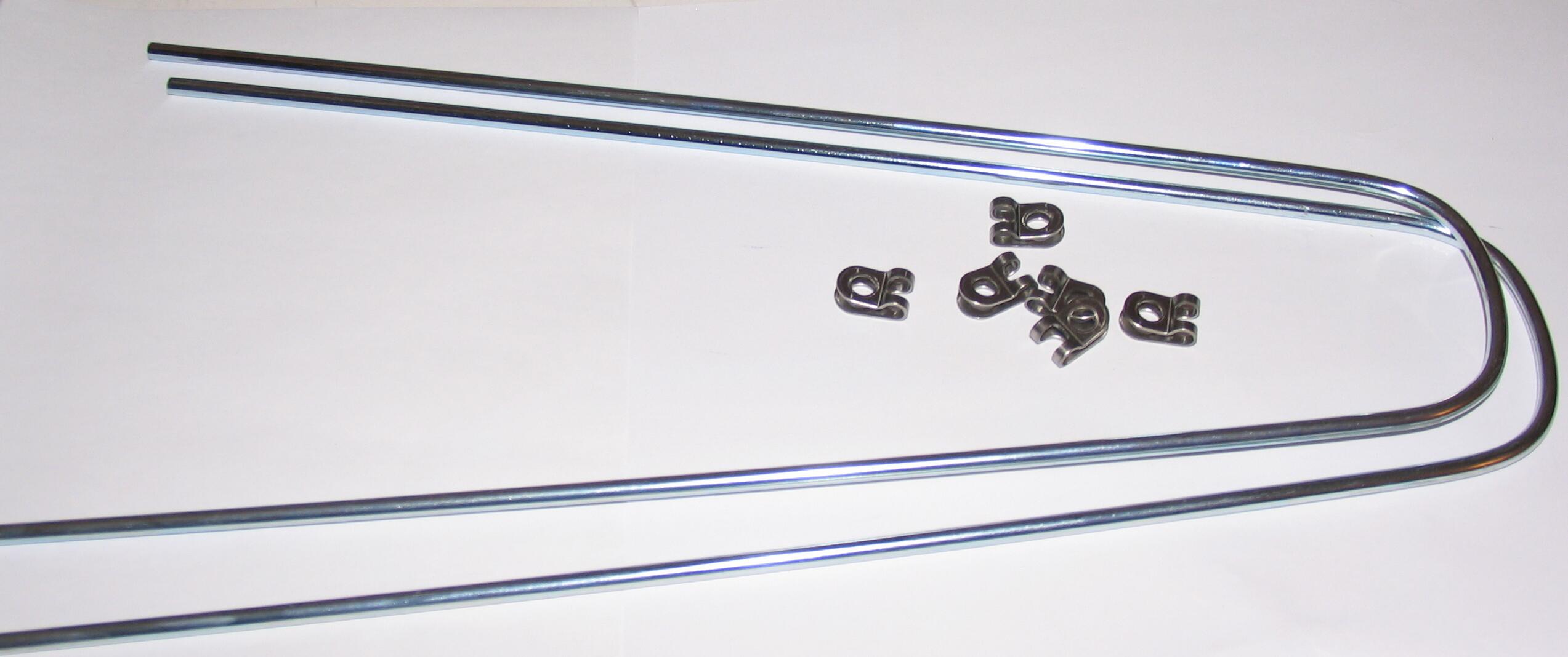 Hochwertiges Schutzblechset für 26 Zoll MTB aus Stahl 2/2