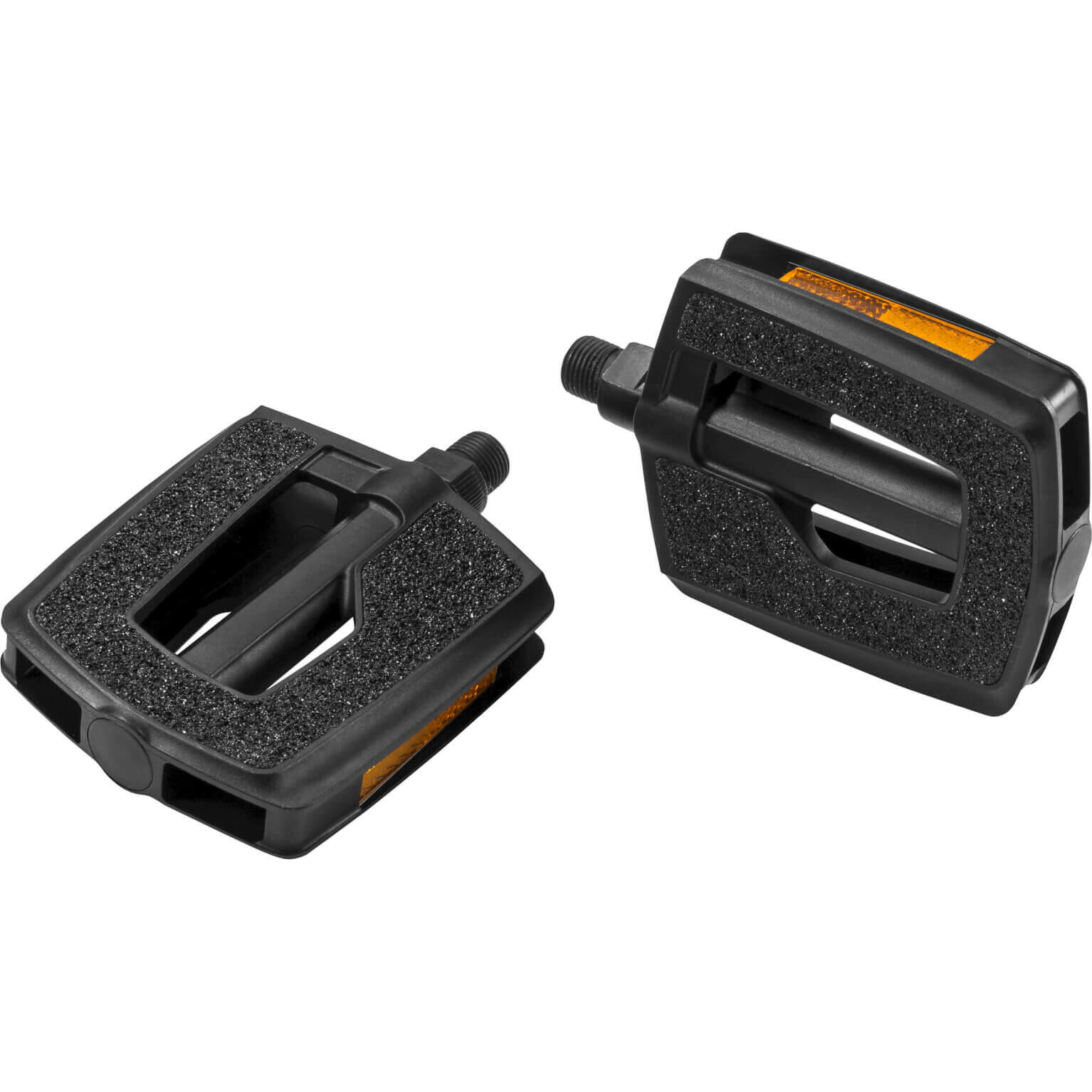 Ergotec Kunststoffpedal 836 schwarz, 9/16", mit Reflektoren 2/2