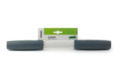 Coppia manopole Widek Classic 120 mm blu-grigio.