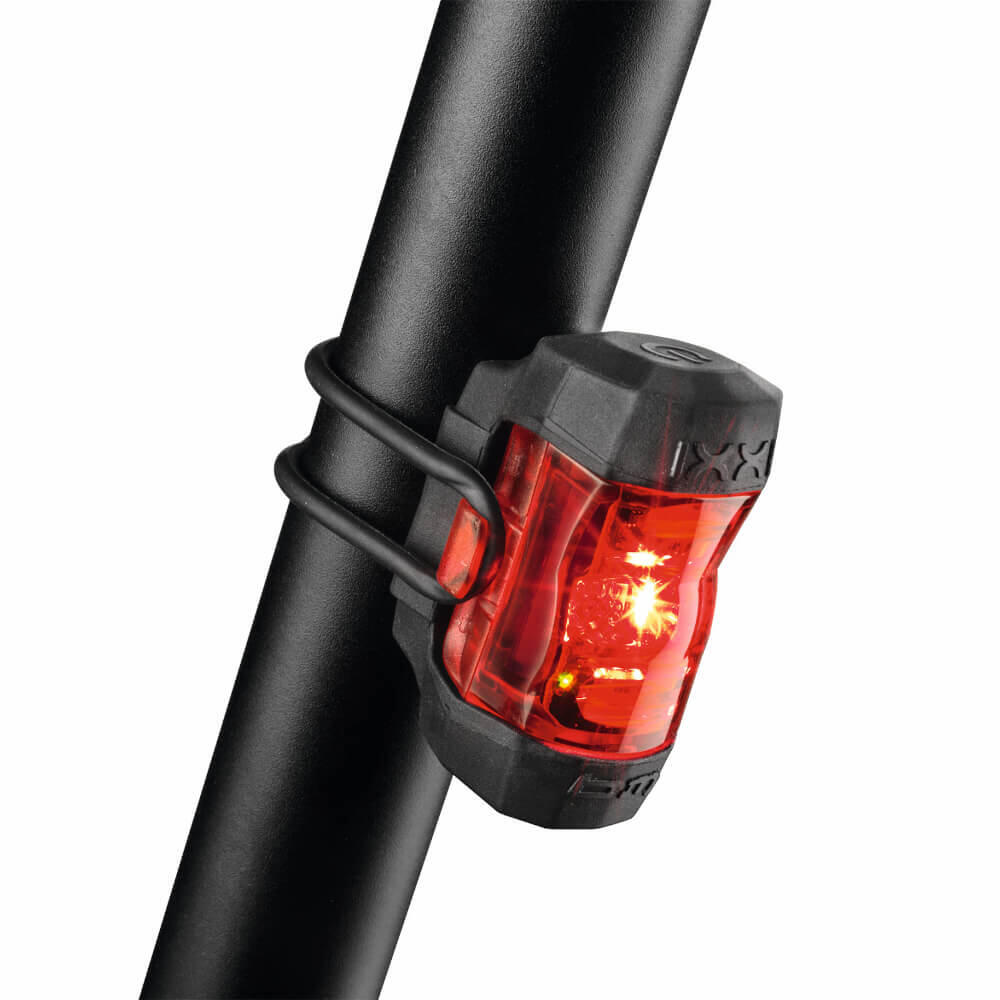 Set di illuminazione per bicicletta Ixon Core/Ixxi, argento 3/4