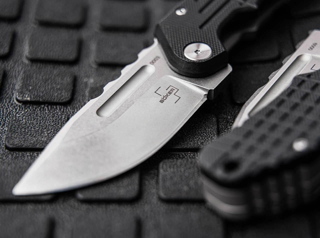 Böker Plus Dvalin Folder Drop Einhandmesser mit Hosenclip 3/5
