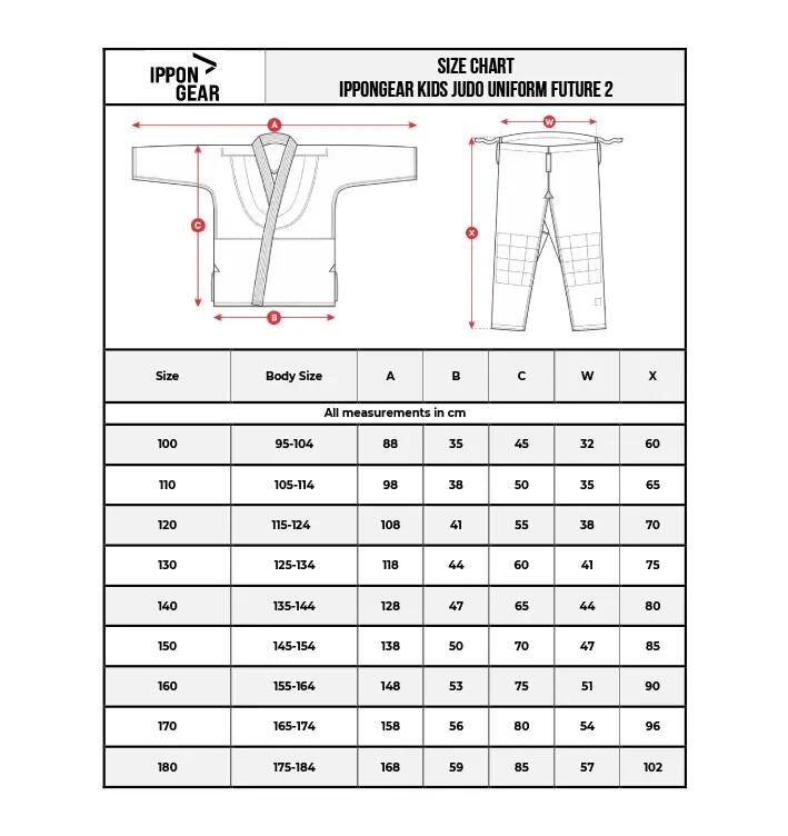 Kimono Judo KIDS Ippon Gear GI Future 2 Alb 5/5