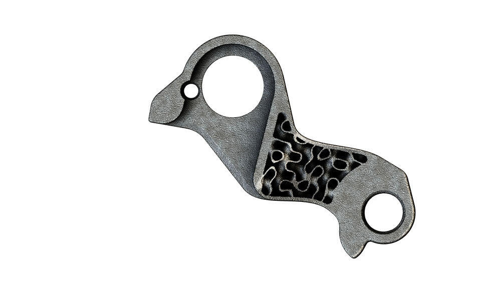 Silca 3D-Printed Titanium Derailleur Hanger for Canyon