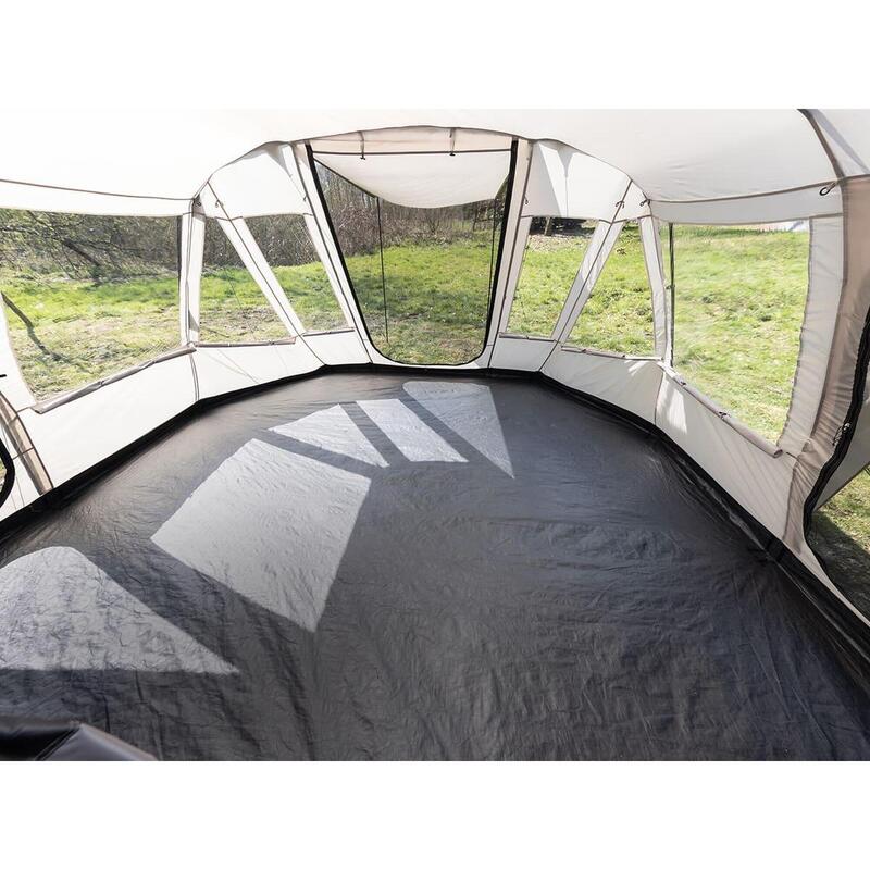 Tente tunnel Nordland 4 Sleeper Protect - Sol cousu - 4 pers - 1x Cabine noire
