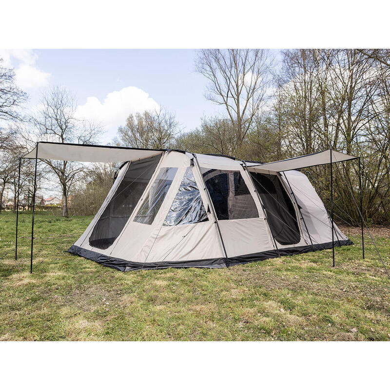 Tente tunnel Nordland 4 Sleeper Protect - Sol cousu - 4 pers - 1x Cabine noire