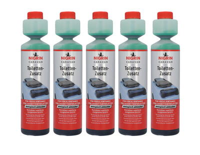 NIGRIN Caravan Toilettenzusatz 250ml 5x