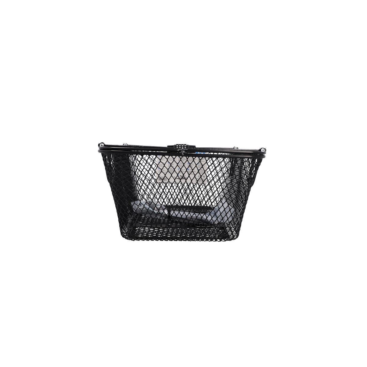 FISCHER Gepäckträgerkorb PLUS Safe -  engmaschig sw 5/5