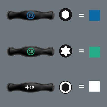 Wera T-handle Bicycle Screwdriver 10-Piece Set