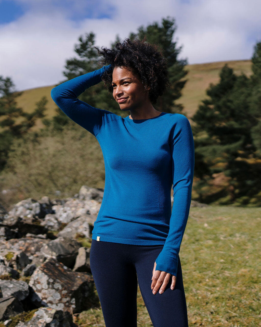 FINDRA Fern Textured Merino Base Layer