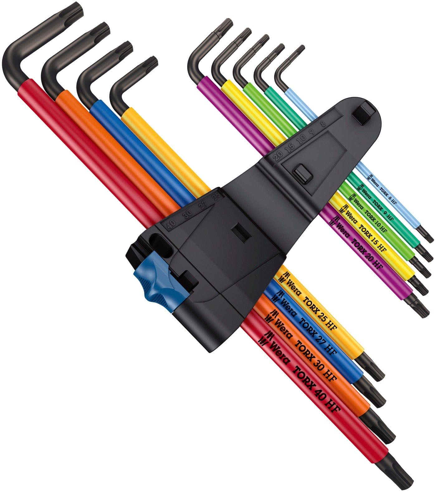 Wera 967/9 TORX XL Multicolour 1 L-Key Set w/Holding Function