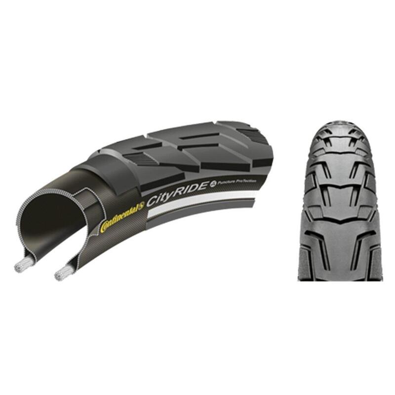Anvelopă Continental Ride City Reflex Extra PunctureBelt 28x1.75 (47-622) negru.