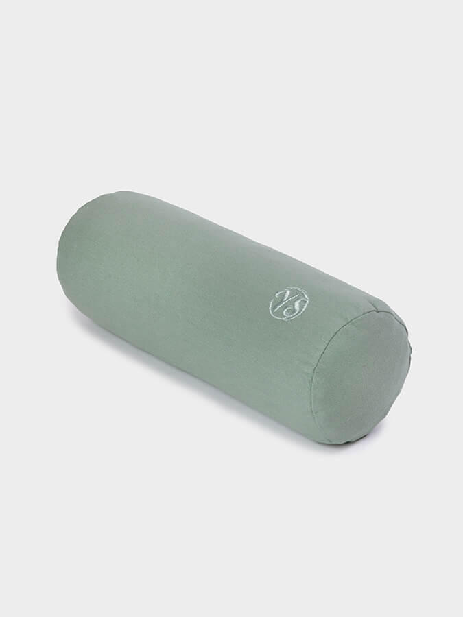 Yoga Studio Organic Lightweight Mini Bolster - Sage Green 2/5