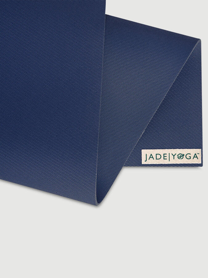 Jade Yoga Harmony Extra Wide 80" Yoga Mat 5mm - Midnight Blue 5/5