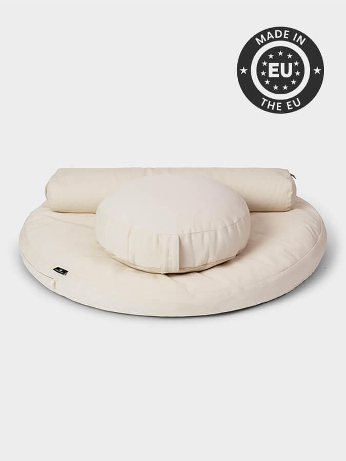 Yoga Studio EU Organic Zabuton Meditation Cushion - Navy Blue YOGA