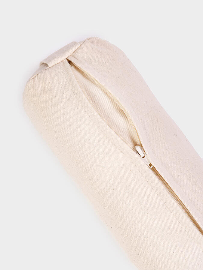 Yoga Studio Organic Buckwheat Mini Bolster - Ecru 3/5