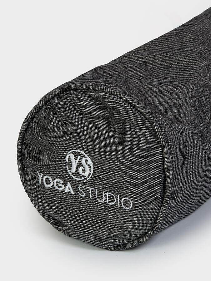 Yoga Studio Organic Cotton Two Toned Yoga Mat Bag - Black 3/4