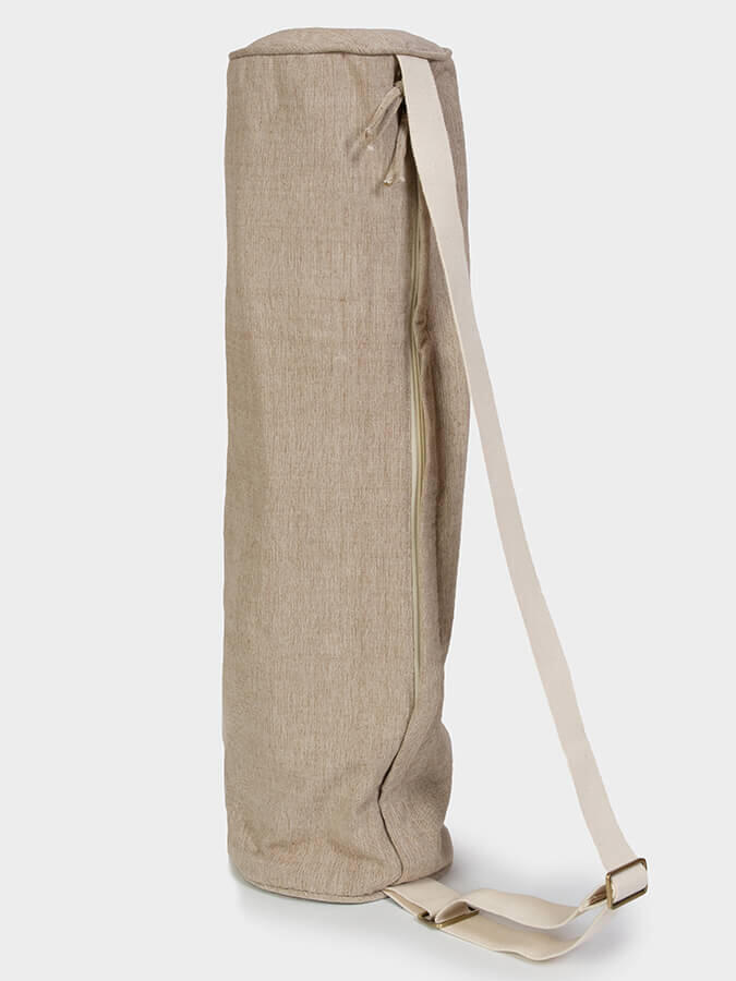 YOGA STUDIO Yoga Studio Organic Cotton Two Toned Yoga Mat Bag - Ecru