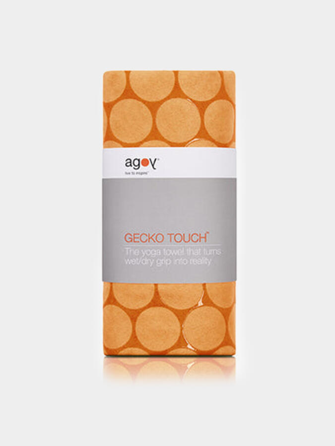 AGOY Agoy Gecko Touch Yoga Towel - Desert Orange