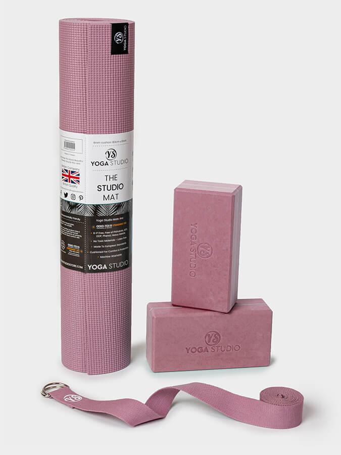 YOGA STUDIO Yoga Studio Oeko-Tex Starter Yoga Set - Dusty Pink