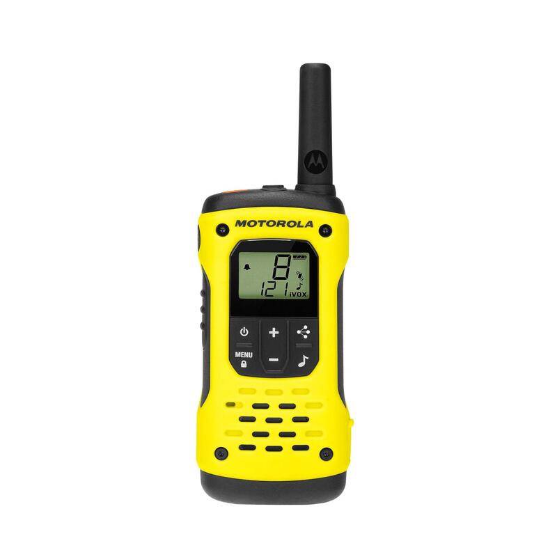 Radio PMR portátil Motorola TLKR T92 H2O IP67 con 2 piezas Amarillo