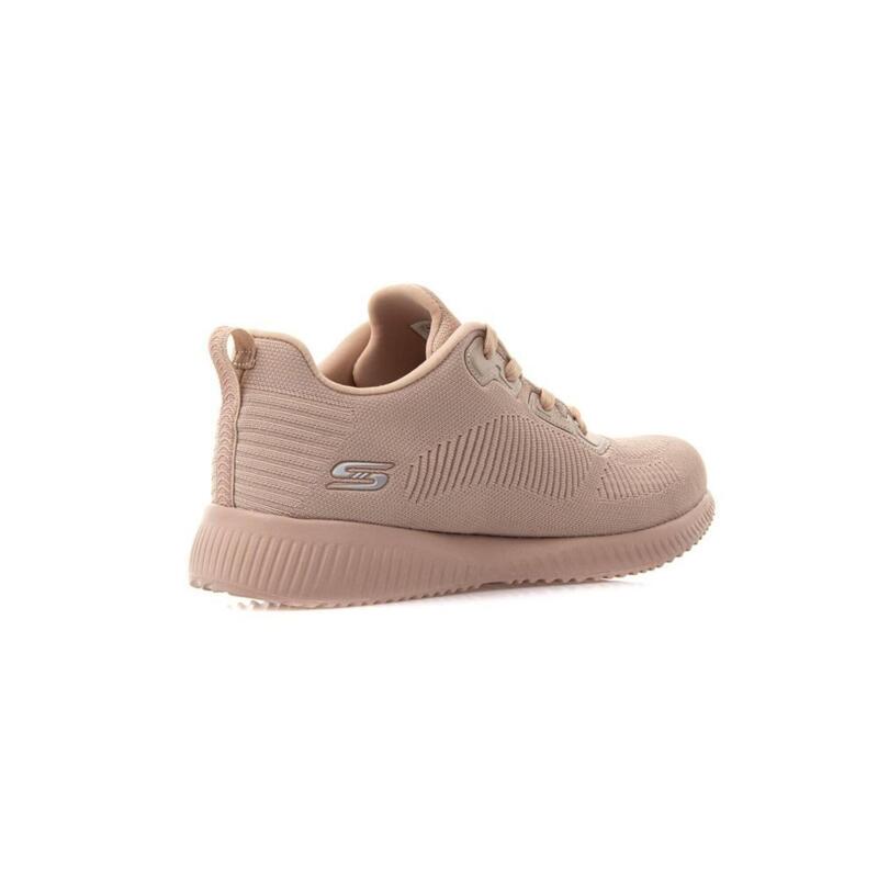 Zapatillas Skechers Bobs Squad Mujer Rosa