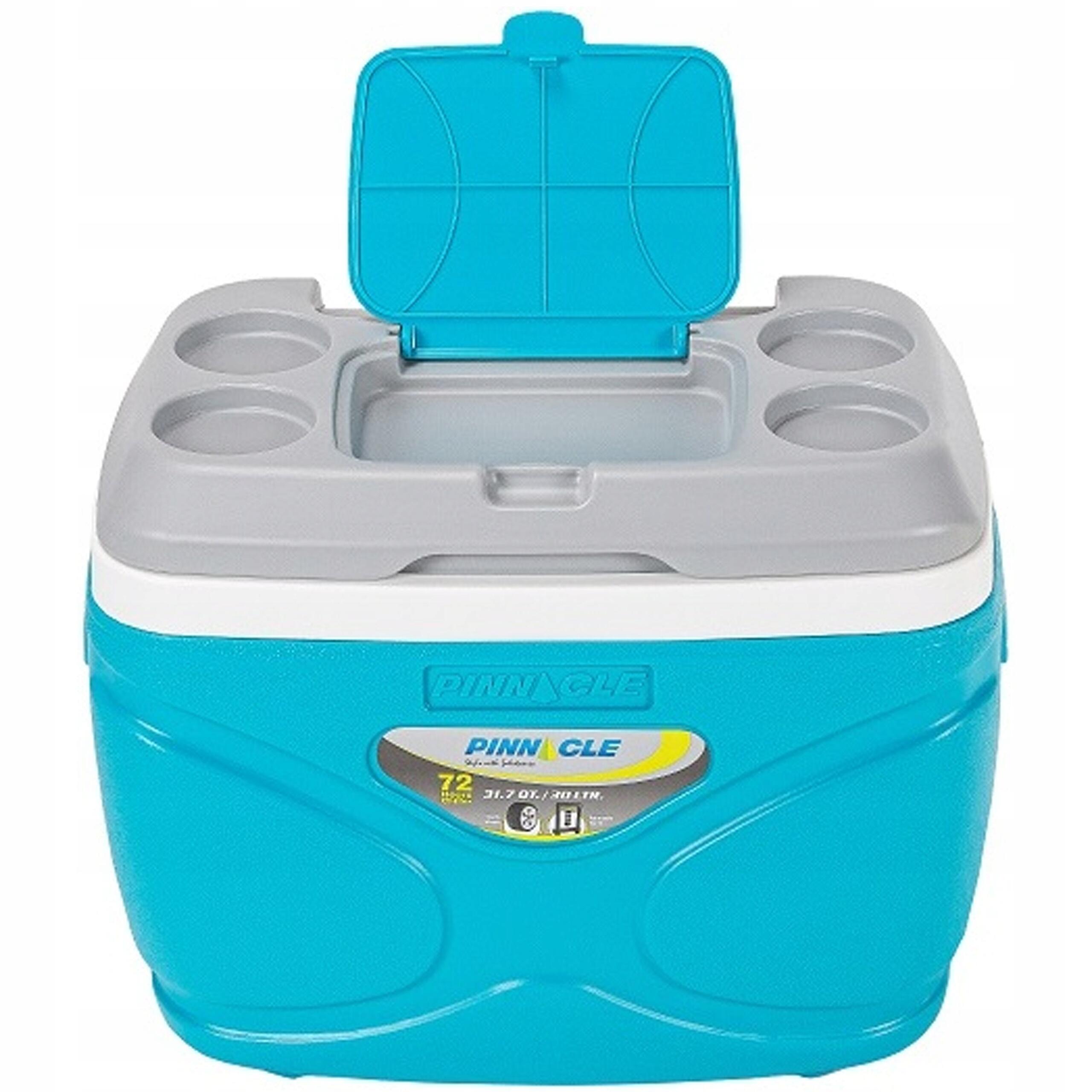 Lodówka turystyczna kółka Pinnacle 30L hydra + 4 wkłady 2x 1000ml, 2x 500ml 5/7