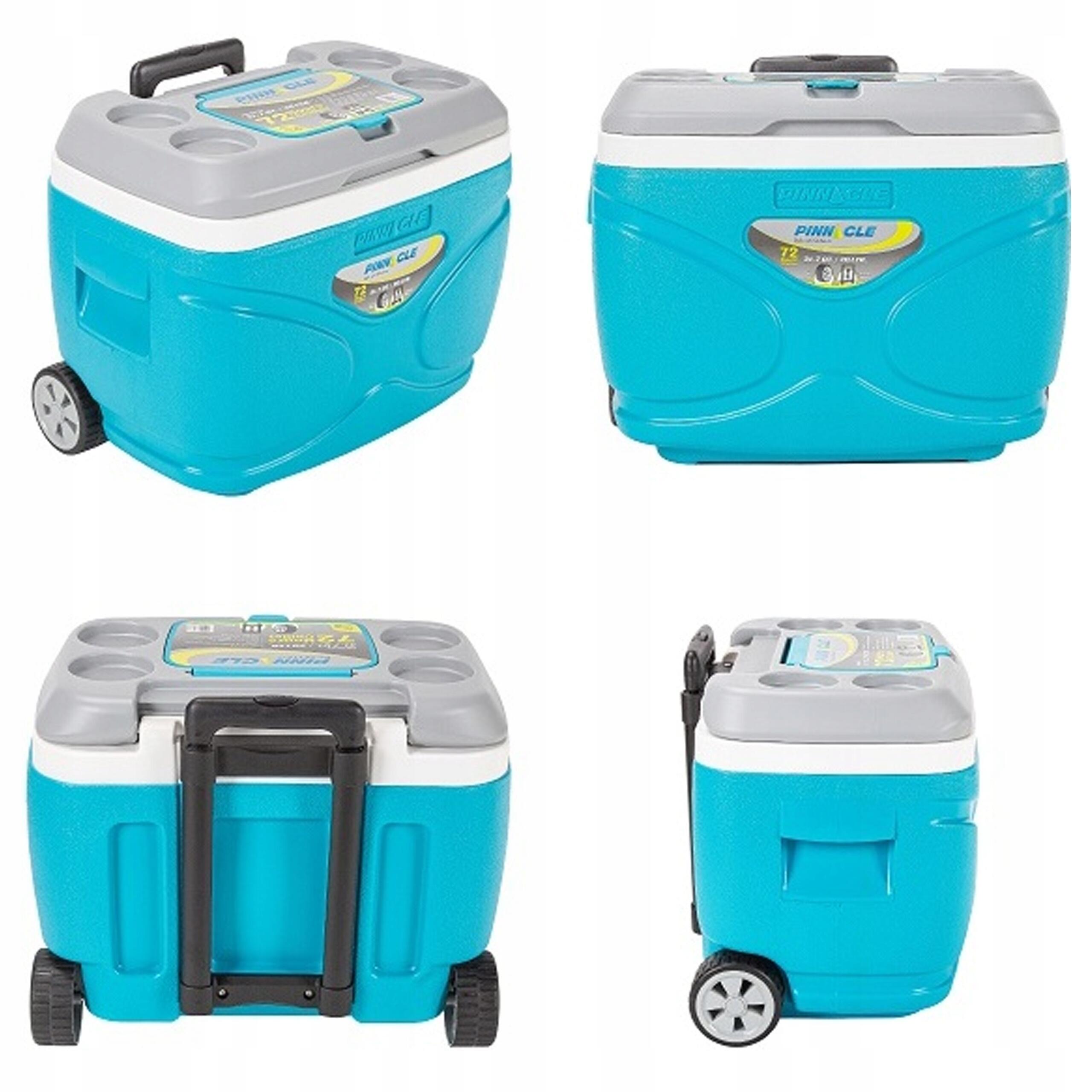 Lodówka turystyczna kółka Pinnacle 30L hydra + 4 wkłady 2x 1000ml, 2x 500ml 6/7