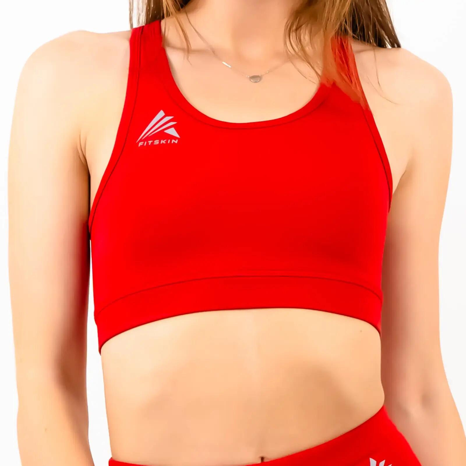 Bustiera Fitskin Basic - Tengo Red 1/2